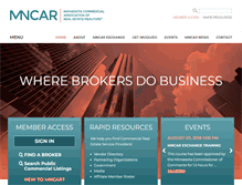 Tablet Screenshot of mncar.org